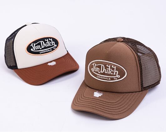 Kšiltovka Von Dutch Trucker Tampa Foam Brown/Brown