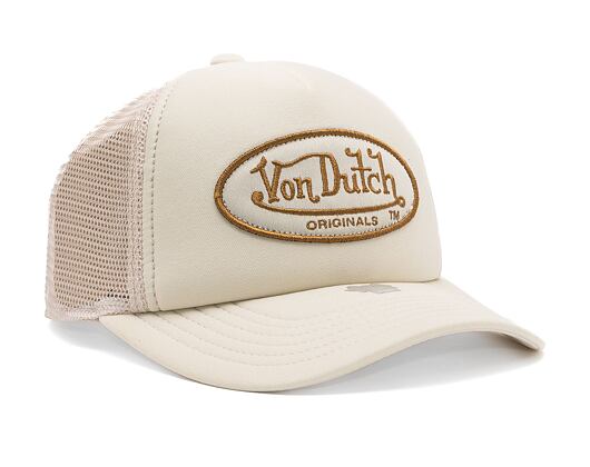 Kšiltovka Von Dutch Trucker Tampa Foam Beige/Beige