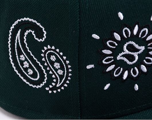 Kšiltovka New Era 59FIFTY MLB All-Over-Paisley Oakland Athletics Team Color / Optic White