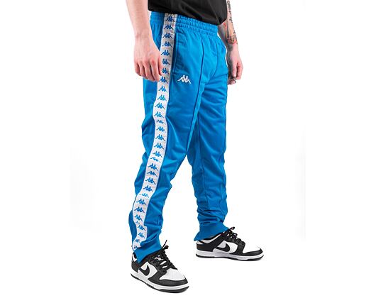 Tepláky Kappa 222 BANDA RASTORIA SLIM Blue Smurf-White