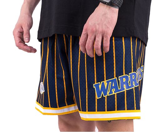 Kraťasy Mitchell & Ness NBA M&N CITY COLLECTION MESH SHORT WARRIORS Navy / Gold