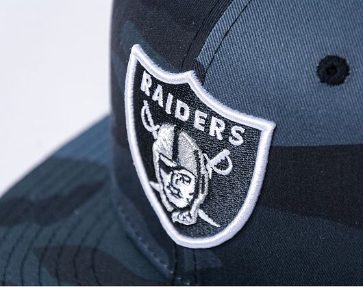 Kšiltovka New Era 9FIFTY NFL Team Camo Las Vegas Raiders Midnite Camo
