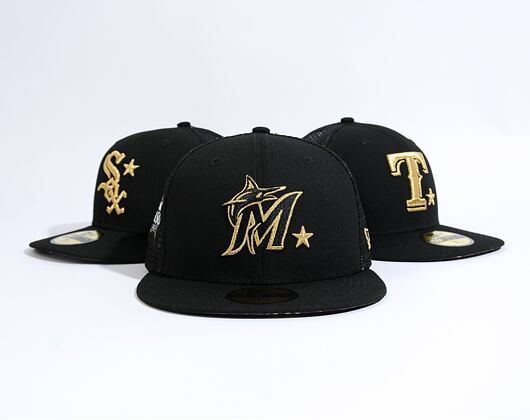 Kšiltovka New Era 59FIFTY MLB ASG 22 "All Star Game 2022" Patch Miami Marlins Black