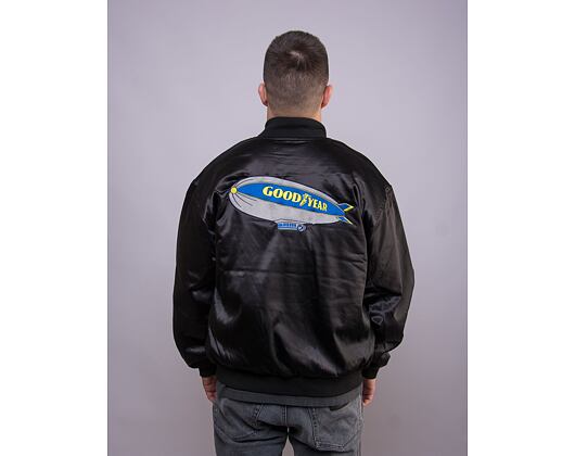 Bunda HUF × GOODYEAR Touring Satin Jacket Black