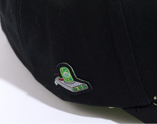 Kšiltovka Capslab Rick and Morty - Amazed Rick v.2 Trucker Black / Lime