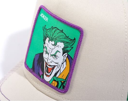 Kšiltovka Capslab Batman - Joker v.3 White Trucker White / Purple