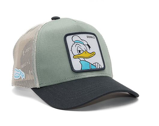 Kšiltovka Capslab Donald Duck - Donald Duck Trucker Silver