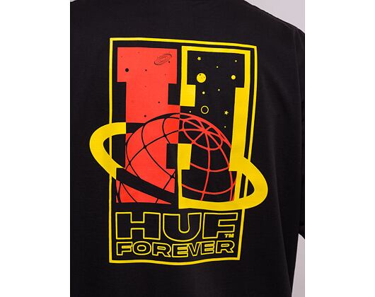 Triko HUF Galaxywide T-Shirt Black