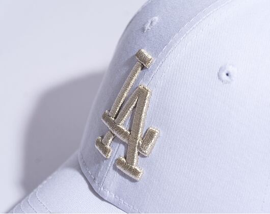 Dámská Kšiltovka New Era 9FORTY Womens MLB Metallic Logo Los Angeles Dodgers White / Silver