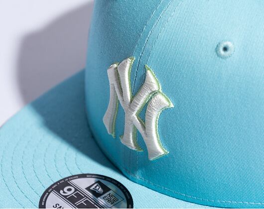 Kšiltovka New Era 9FIFTY MLB Pastel Patch New York Yankees Pastel Blue / Light Cream