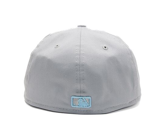 Kšiltovka New Era 59FIFTY MLB League Essential New York Yankees Grey / Pastel Blue