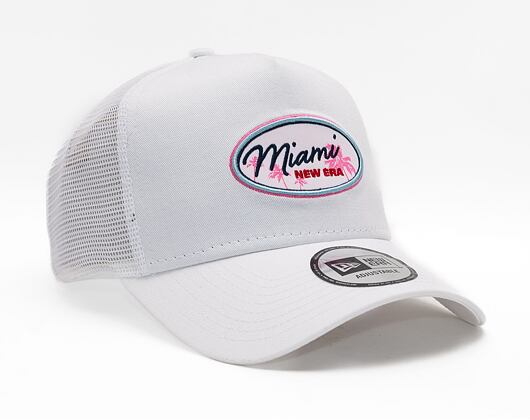 Kšiltovka New Era 9FORTY A-Frame Trucker Oval State Trucker White / Pink