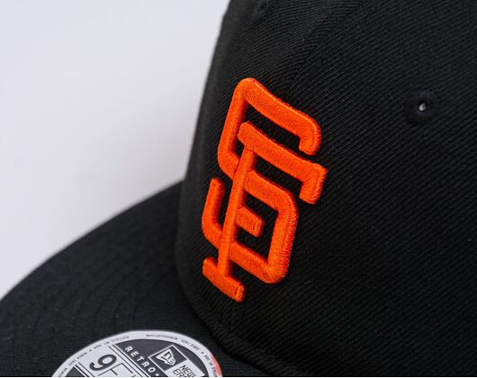 Kšiltovka New Era 9FIFTY MLB Coops Side Patch Retro Crown San Francisco Giants Black / Orange