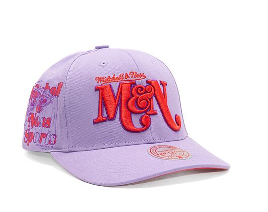 Kšiltovka Mitchell & Ness Branded Overlay Pro Snapback Branded Purple