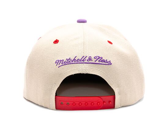 Kšiltovka Mitchell & Ness NBA Pop Panel Snapback Hwc Toronto Raptors Off White