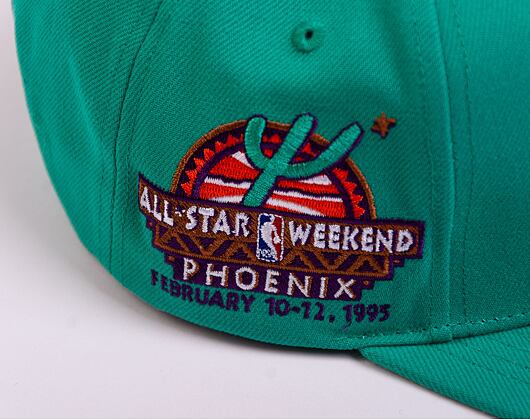 Kšiltovka Mitchell & Ness NBA Desert Green Snapback Miami Heat Teal
