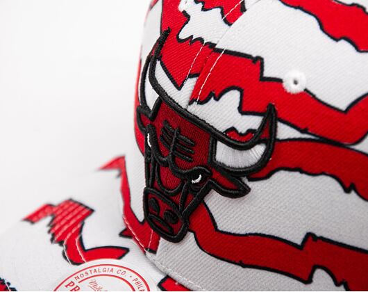 Kšiltovka Mitchell & Ness NBA Krookz Pro Snapback Chicago Bulls White / Red