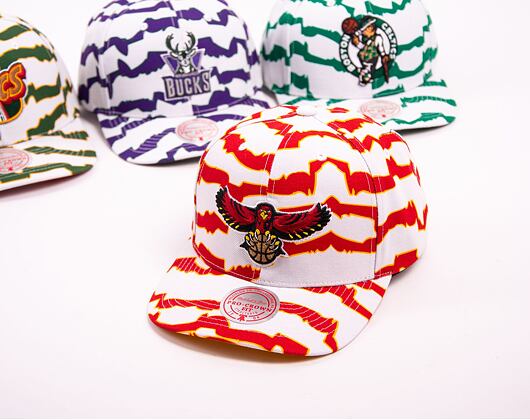 Kšiltovka Mitchell & Ness NBA Krookz Pro Snapback Hwc Atlanta Hawks White / Red