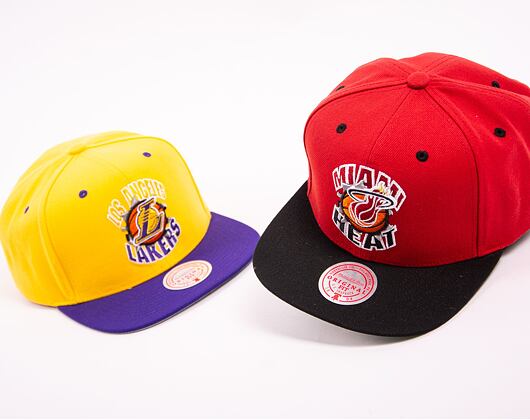 Kšiltovka Mitchell & Ness NBA Breakthrough Snapback Los Angeles Lakers Yellow