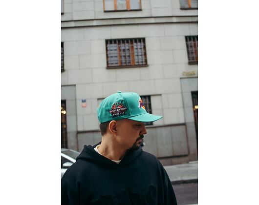 Kšiltovka Mitchell & Ness NBA Desert Green Snapback Los Angeles Lakers Teal