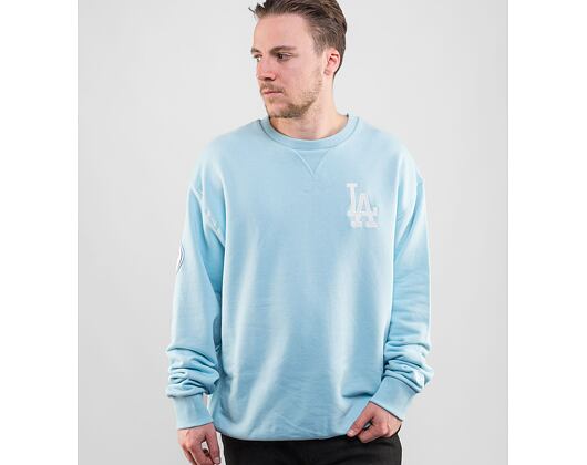 Mikina New Era MLB Heritage Crew Los Angeles Dodgers Pastel Blue / White
