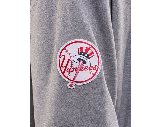 Mikina New Era MLB Heritage Crew New York Yankees Heather Grey / White