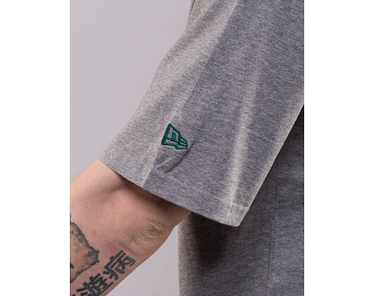 Triko New Era MLB Icecream Oversized Tee Oakland Athletics Heather Grey / Dark Green