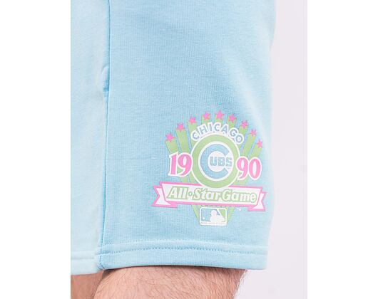 Kraťasy New Era MLB Pastel Shorts Chicago Cubs Pastel Blue / Off White