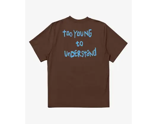 Triko Wasted Paris T-Shirt Too Young Slate Brown