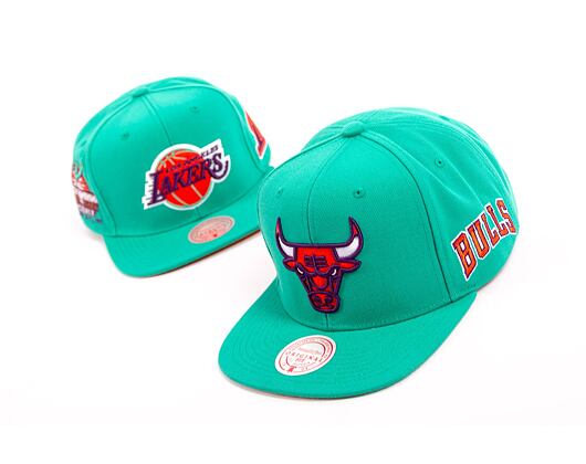 Kšiltovka Mitchell & Ness NBA Desert Green Snapback Chicago Bulls Teal