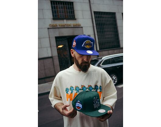 Kšiltovka Mitchell & Ness NBA Conference Patch Snapback Hwc Milwaukee Bucks Green