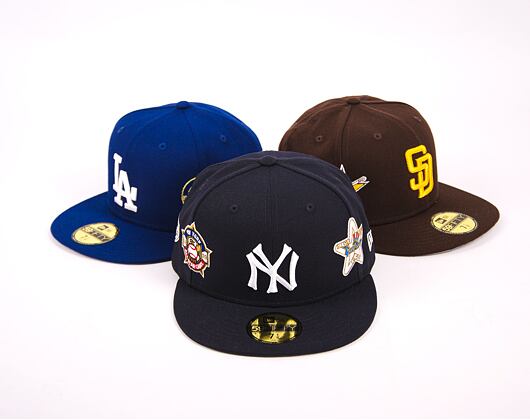 Kšiltovka New Era 59FIFTY MLB Coops Multi Patch New York Yankees Team Color / White