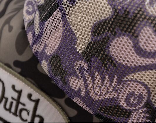 Kšiltovka Von Dutch Trucker Tampa Foam Purple Camo