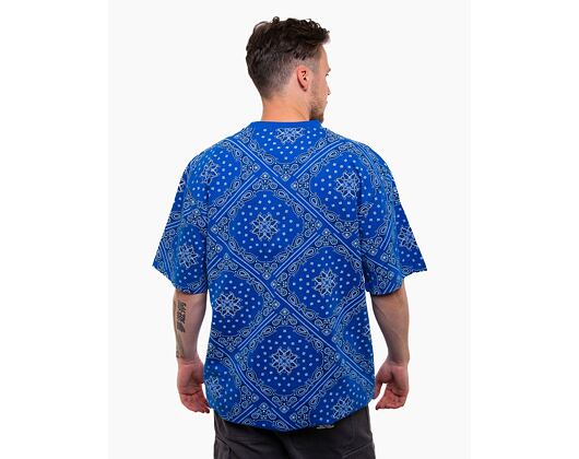 Triko Karl Kani Small Signature Paisley Tee blue/black/white