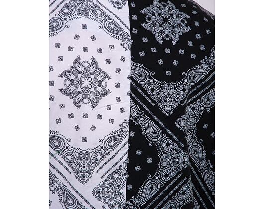 Košile Karl Kani Chest Signature Paisley Block Resort Shirt black/white