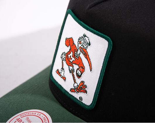 Kšiltovka Mitchell & Ness Ncaa Truck It Trucker Miami Black