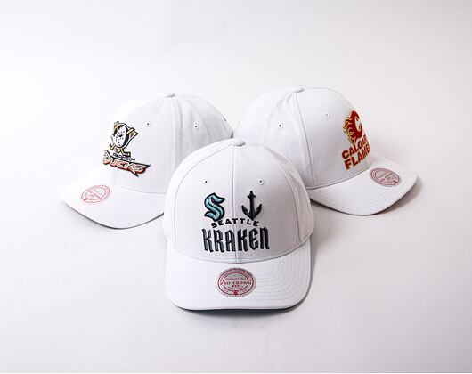 Kšiltovka Mitchell & Ness NHL All In Pro Snapback Kraken White