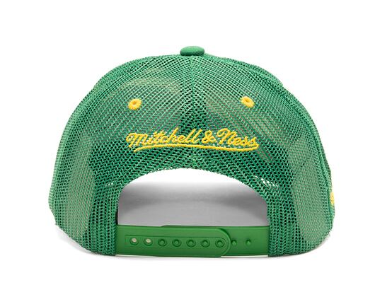 Kšiltovka Mitchell & Ness NBA Team Seal Trucker HWC Supersonics Green