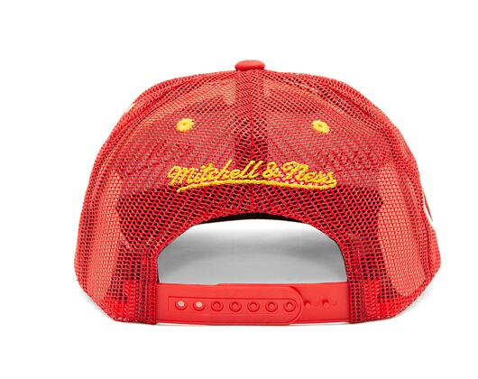 Kšiltovka Mitchell & Ness NBA Team Seal Trucker HWC Rockets Red