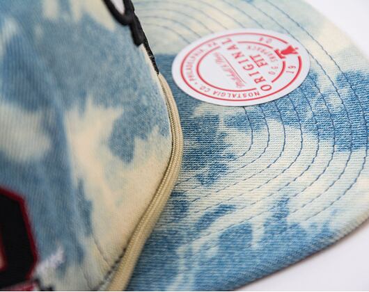 Kšiltovka Mitchell & Ness NBA Acid Wash Snapback Bulls Blue