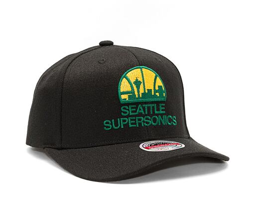 Kšiltovka Mitchell & Ness NBA Team Logo Hc Cr Snapback Supersonics Black