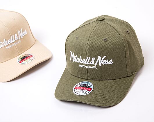 Kšiltovka Mitchell & Ness Branded Pinscript Classic Red Olive