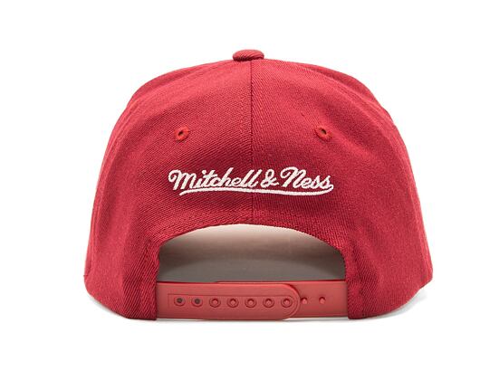 Kšiltovka Mitchell & Ness Branded Pinscript Classic Red BURGUNDY