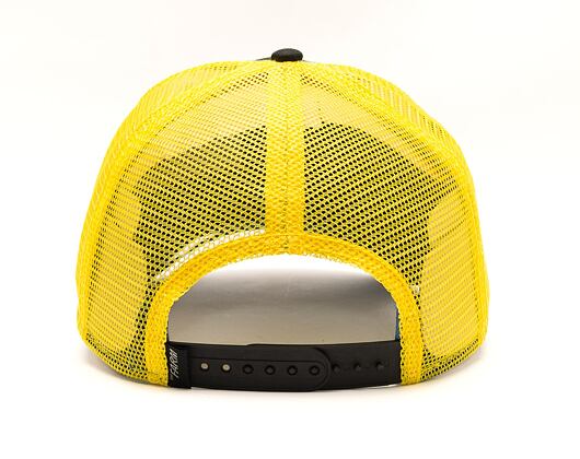 Kšiltovka Goorin - 'Acid Trip Pack' - Cock Trip - Black / Yellow