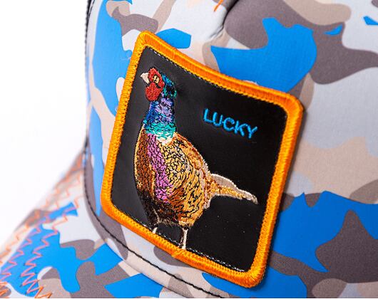 Kšiltovka Goorin - 'Paintball Pack' - Luck Stays Down - Blue Camo