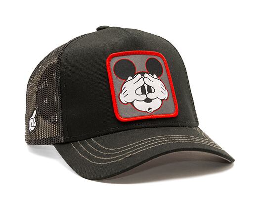 Kšiltovka Capslab Mickey Mouse - Scary Mickey Mouse Black / Grey