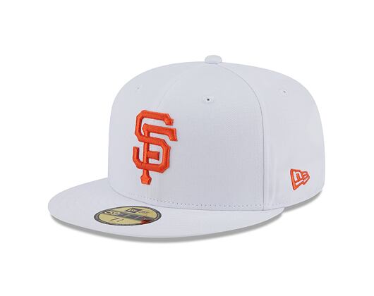 Kšiltovka New Era 59FIFTY MLB Team Side Patch San Francisco Giants White / Orange