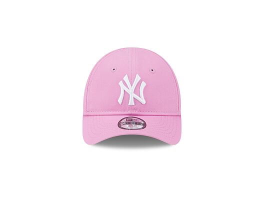 Dětská Kšiltovka New Era 9FORTY Kids MLB League Essential New York Yankees Wild Rose / White