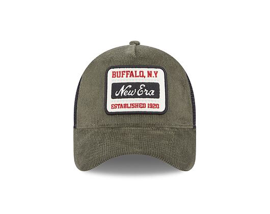Kšiltovka New Era 9FORTY A-Frame Trucker Cord Trucker New Olive / Black