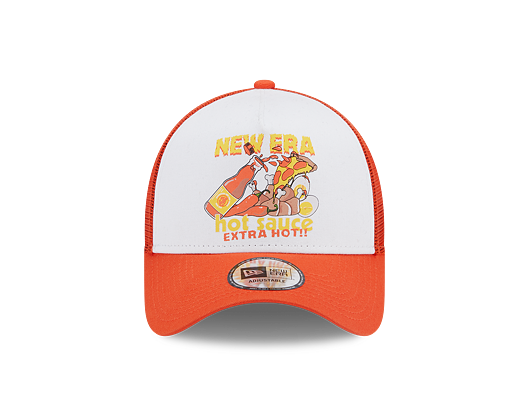 Kšiltovka New Era 9FORTY A-Frame Trucker Food White / Burnt Orange